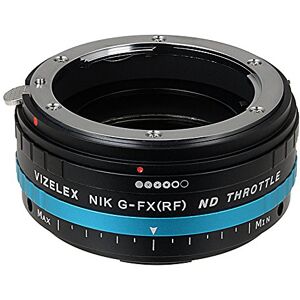 Fotodiox Vizelex ND adapter do montażu obiektywu przepustnicy – Nikon Nikkor F Mount G D/SLR do korpusu aparatu lustrzanego Fujifilm X-Series z wbudowaną tarczą sterującą przysłoną i zmiennym filtrem ND (2-stops do 8 stops) Fotodiox Vizelex ND adapter do montażu obiektywu przepustnicy – Nikon Nikkor F Mount G D/SLR do korpusu aparatu lustrzanego Fujifilm X-Series z wbudowaną tarczą sterującą przysłoną i zmiennym filtrem ND (2-stops do 8 stops)