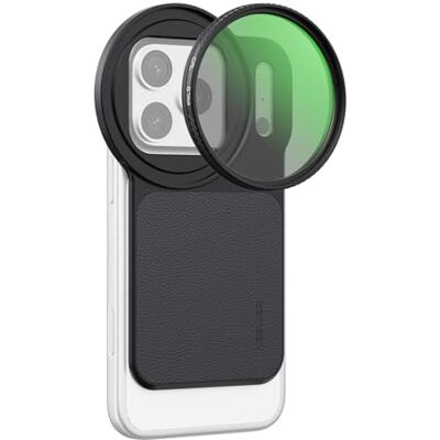 NEEWER 16.0 cm magnetyczny adapter do mocowania filtra obiektywu telefonu akcesoria do tylnej płyty i filtr CPL 67 mm polaryzator kołowy kompatybilny z wersjami MagSafe iPhone 12/13/14/15/16/17 i Pro NEEWER 16.0 cm magnetyczny adapter do mocowania filtra obiektywu telefonu akcesoria do tylnej płyty i filtr CPL 67 mm polaryzator kołowy kompatybilny z wersjami MagSafe iPhone 12/13/14/15/16/17 i Pro