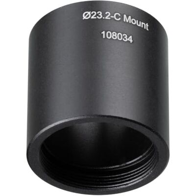 Bresser Adapter fotograficzny 30,5mm / C-Mount Gwint wewnętrzny C Mount, tuleja 23,2 mm, do uchwytów okularowych 30,5 mm, śruba zabezpieczająca przed obrotem Bresser Adapter fotograficzny 30,5mm / C-Mount Gwint wewnętrzny C Mount, tuleja 23,2 mm, do uchwytów okularowych 30,5 mm, śruba zabezpieczająca przed obrotem