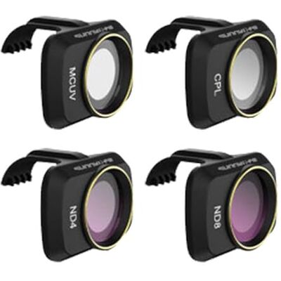 SunnyLIFE Zestaw 4 filtrów CPL ND 4/8 UV do DJI Mini 2 (MM-FI9257) SunnyLIFE Zestaw 4 filtrów CPL ND 4/8 UV do DJI Mini 2 (MM-FI9257)
