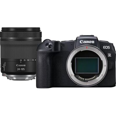 Canon EOS RP aparat systemowy z obiektywem RF 24 – 105 mm F4 – 7.1 IS STM, bezlusterkowy, wyświetlacz LCD II o przekątnej 7,5 cm, 4 K, procesor obrazu DIGIC 8, Wi-Fi, Bluetooth, pełnoklatkowy, czarny Canon EOS RP aparat systemowy z obiektywem RF 24 – 105 mm F4 – 7.1 IS STM, bezlusterkowy, wyświetlacz LCD II o przekątnej 7,5 cm, 4 K, procesor obrazu DIGIC 8, Wi-Fi, Bluetooth, pełnoklatkowy, czarny