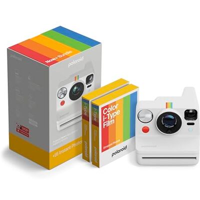Polaroid NOW+ Gen3 Aparat natychmiastowy Bluetooth Connected Zestaw aparat + film kolorowy (16 zdjęć) Biały (6563) Polaroid NOW+ Gen3 Aparat natychmiastowy Bluetooth Connected Zestaw aparat + film kolorowy (16 zdjęć) Biały (6563)