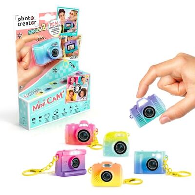 Canal Toys Photo Creator Mini cyfrowy dwukolorowy aparat cyfrowy Mini cyfrowy aparat dla dzieci i wideo Prezent od 8 lat Canal Toys Photo Creator Mini cyfrowy dwukolorowy aparat cyfrowy Mini cyfrowy aparat dla dzieci i wideo Prezent od 8 lat