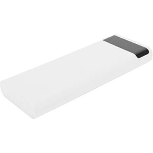 Yencoly Pudełko na baterie, ochrona zasilania USB latarka LED przenośna 8 x bateria power bank, do smartfonów zasilanie bankowe tablety gniazdo akcesoria (białe)