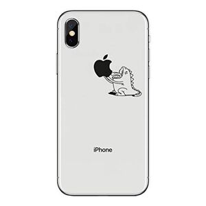 Jacyren Etui do iPhone XS MAX, iPhone XR, silikonowe, ultra cienkie, przezroczyste etui ochronne TPU iPhone XS odporne na zarysowania etui ochronne na tył telefonu, etui do iPhone XS Max (iPhone XS, 37)