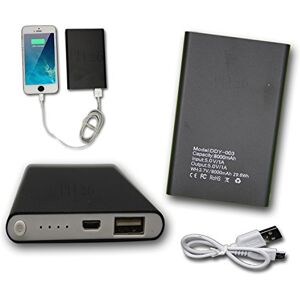 PH26 ® zewnętrzny akumulator USB, 8000 mAh, z LED (kabel w zestawie) Power Bank Output Intelligent Quick Charge do Samsung B2710