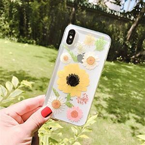 Jacyren Etui do iPhone 6S, iPhone 6 Plus etui na telefon komórkowy, ultracienkie, przezroczyste silikonowe etui ochronne [wzór kwiatowy] etui ochronne pokrowiec Case Cover do iPhone 6S Plus (iPhone 6 Plus, 13)