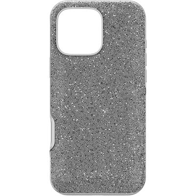 Swarovski iPhone 16 Pro Max Srebrna Etui - Smartphone Case Swarovski iPhone 16 Pro Max Srebrna Etui - Smartphone Case