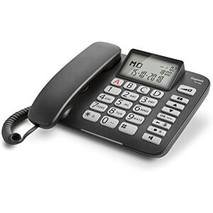 Siemens DL580 Telefon Przewodowy Bez Automatycznej Sekretarki Z Podświetlanym Wyświetlaczem Duże Ergonomiczne Przyciski, Dodatkowy Przycisk Regulacji Głośności Siemens DL580 Telefon Przewodowy Bez Automatycznej Sekretarki Z Podświetlanym Wyświetlaczem Duże Ergonomiczne Przyciski, Dodatkowy Przycisk Regulacji Głośności