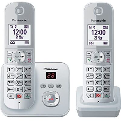 Bezprzewodowy telefon Panasonic KS-TG6862GS - Blokada całych zakresów numerów - Głośnik dwukierunkowy - Powiadomienia o głosowej poczcie - Babyphone Bezprzewodowy telefon Panasonic KS-TG6862GS - Blokada całych zakresów numerów - Głośnik dwukierunkowy - Powiadomienia o głosowej poczcie - Babyphone