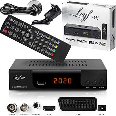 hd-line LEYF2111C Odbiornik Multimedialny, Czarny, 21.4 x 16.5 x 5.1 cm hd-line LEYF2111C Odbiornik Multimedialny, Czarny, 21.4 x 16.5 x 5.1 cm