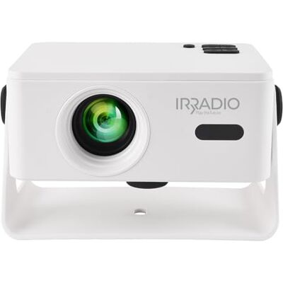 Irradio Inteligentny projektor 150 ANSI lumenów, przenośny mini projektor HD Native 720p z systemem Android 13 i Auto Focus, dostęp do aplikacji Streaming, dwuzakresowe WiFi Irradio Inteligentny projektor 150 ANSI lumenów, przenośny mini projektor HD Native 720p z systemem Android 13 i Auto Focus, dostęp do aplikacji Streaming, dwuzakresowe WiFi