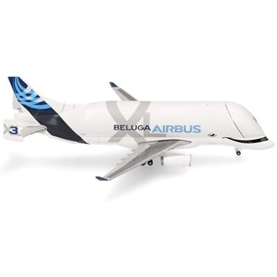 Herpa model samolotu Airbus Industries BelugaXL XL#3 F-GXLI, miniatura w skali 1:500, model kolekcjonerski, samolot bez podstawki, metal Herpa model samolotu Airbus Industries BelugaXL XL#3 F-GXLI, miniatura w skali 1:500, model kolekcjonerski, samolot bez podstawki, metal