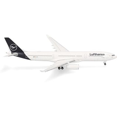 Herpa model samolotu Lufthansa Airbus A330-300, miniatura w skali 1:500, model kolekcjonerski, model samolotu bez podstawki, metal Herpa model samolotu Lufthansa Airbus A330-300, miniatura w skali 1:500, model kolekcjonerski, model samolotu bez podstawki, metal