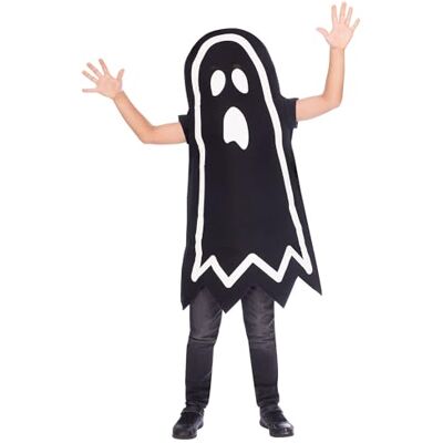 amscan 9907104 – kostium dziecięcy świecący duch, dla chłopców i dziewcząt, Glow in the Dark Stick, Duppenst, kostium całego ciała, karnawał, imprezę tematyczną, Halloween amscan 9907104 – kostium dziecięcy świecący duch, dla chłopców i dziewcząt, Glow in the Dark Stick, Duppenst, kostium całego ciała, karnawał, imprezę tematyczną, Halloween