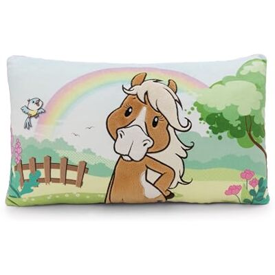 NICI 62240 Poduszka z koniem Holly K. Pony, puszysta poduszka do przytulania dla chłopców, dziewczynek i miłośników przytulania, do domu, przedszkola lub na drogę, brązowa NICI 62240 Poduszka z koniem Holly K. Pony, puszysta poduszka do przytulania dla chłopców, dziewczynek i miłośników przytulania, do domu, przedszkola lub na drogę, brązowa