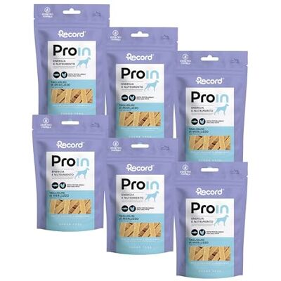 Record Naturalna monoproteinowa przekąska dla psów dorsza, opakowanie 6 x 75 g makaron bogaty w Omega 3-6, bez ziarna, wysoka strawność, brak zbóż i cukru. Wsparcie żywieniowe i energetyczne Record Naturalna monoproteinowa przekąska dla psów dorsza, opakowanie 6 x 75 g makaron bogaty w Omega 3-6, bez ziarna, wysoka strawność, brak zbóż i cukru. Wsparcie żywieniowe i energetyczne