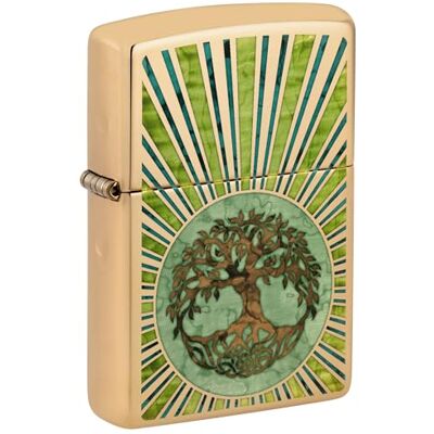 Zippo Spiritual Zapalniczka Sztormowa, do Napełniania, Wielokrotnego Użytku, Wiatroodporna Konstrukcja, Pudełko na Prezent, Wykonano w USA, Mosiądz z Optymalnym Połyskiem, Fuzyjne Nanoszenie Zippo Spiritual Zapalniczka Sztormowa, do Napełniania, Wielokrotnego Użytku, Wiatroodporna Konstrukcja, Pudełko na Prezent, Wykonano w USA, Mosiądz z Optymalnym Połyskiem, Fuzyjne Nanoszenie
