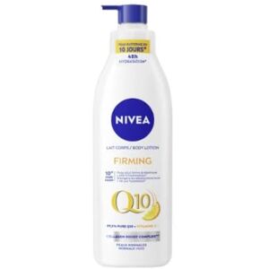 NIVEA Twarde mleko do ciała Q10 48H (1x 250ml) Nawilżające mleko do ciała wzbogacone o koenzym Q10 & Witaminę C Ujędrniający krem nawilżający do ciała dla skóry normalnej NIVEA Twarde mleko do ciała Q10 48H (1x 250ml) Nawilżające mleko do ciała wzbogacone o koenzym Q10 & Witaminę C Ujędrniający krem nawilżający do ciała dla skóry normalnej