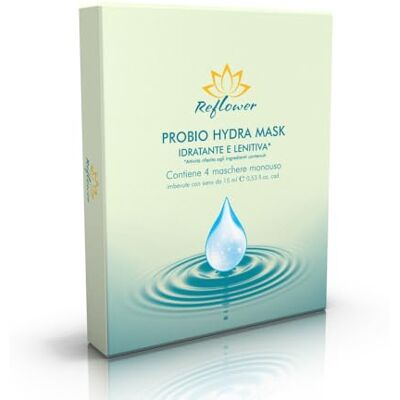 VITA AL TOP Srl Probio Hydra Mask 4 x 15 ml, nawilżająca i łagodząca maska na twarz – odświeżacz VITA AL TOP Srl Probio Hydra Mask 4 x 15 ml, nawilżająca i łagodząca maska na twarz – odświeżacz