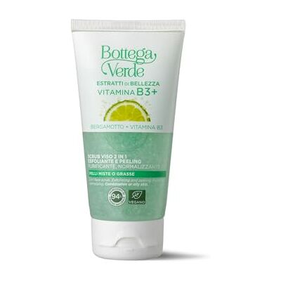 Bottega Verde Vitamina B3+ Peeling twarzy - 2-w-1 scrub i peeling 75ml Bottega Verde Vitamina B3+ Peeling twarzy - 2-w-1 scrub i peeling 75ml