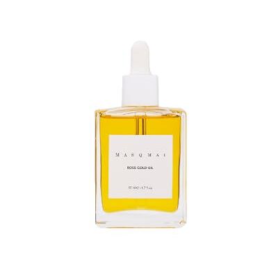 MASQMAI Olej z różowego złota, 100% naturalny olejek do twarzy, nawilża i zapobiega starzeniu się skóry, do suchej i bladej skóry, 50 ml MASQMAI Olej z różowego złota, 100% naturalny olejek do twarzy, nawilża i zapobiega starzeniu się skóry, do suchej i bladej skóry, 50 ml