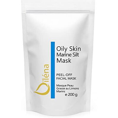 Oïléna Maska na twarz z szlamem morskim, skóra tłusta, skóra trądzikowa, alginian w proszku, usuwa pryszcze i zaskórniki. Wegańska maska, bez spłukiwania, peeling 200 g Oïléna Maska na twarz z szlamem morskim, skóra tłusta, skóra trądzikowa, alginian w proszku, usuwa pryszcze i zaskórniki. Wegańska maska, bez spłukiwania, peeling 200 g