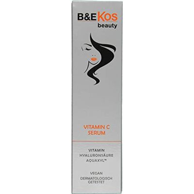 B&E KOS BEAUTY Serum z witaminą C, 15 ml, wegańskie B&E KOS BEAUTY Serum z witaminą C, 15 ml, wegańskie