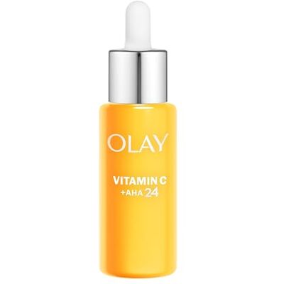 Olay Serum z witaminą C do twarzy, pielęgnacja skóry z AHA i niacynamidem o czystości 99%. Połysk pielęgnacja z 3 działaniami: Przeciw brązowym plamom, Unifie, Nawilża. Nie tłuste, nielepkie. 40ml Olay Serum z witaminą C do twarzy, pielęgnacja skóry z AHA i niacynamidem o czystości 99%. Połysk pielęgnacja z 3 działaniami: Przeciw brązowym plamom, Unifie, Nawilża. Nie tłuste, nielepkie. 40ml