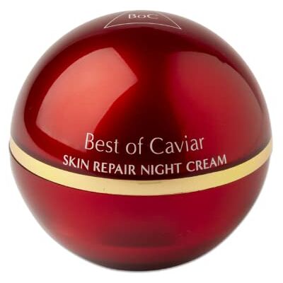 Cellstar Best of Caviar Skin Repair Night Cream rewitalizujący krem na noc specjalnie do potrzeb suchej, wymagającej i wrażliwej skóry od 35 lat. Z ekstraktem z kawioru Cellstar Best of Caviar Skin Repair Night Cream rewitalizujący krem na noc specjalnie do potrzeb suchej, wymagającej i wrażliwej skóry od 35 lat. Z ekstraktem z kawioru