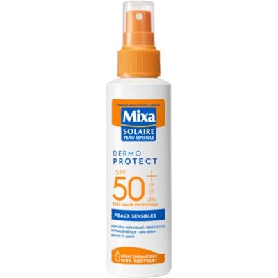 Mixa Dermo Protect Skin Sensitive Spray Słoneczny SPF50+ 150ml Mixa Dermo Protect Skin Sensitive Spray Słoneczny SPF50+ 150ml