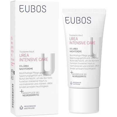 EUBOS Trockene Haut Urea 5% Nachtcreme, 50 ml Kremowa EUBOS Trockene Haut Urea 5% Nachtcreme, 50 ml Kremowa