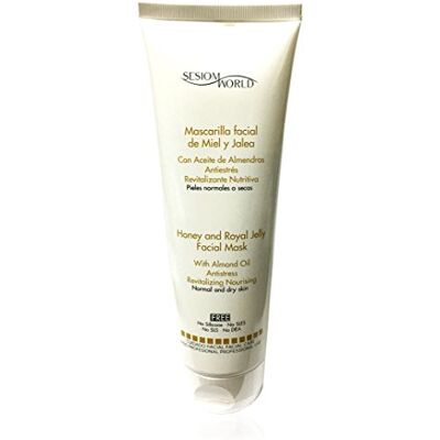 sesioMWorld Miód i mleczko pszczele odżywcza maska do twarzy 250 ml 1 sztuka 300 g sesioMWorld Miód i mleczko pszczele odżywcza maska do twarzy 250 ml 1 sztuka 300 g