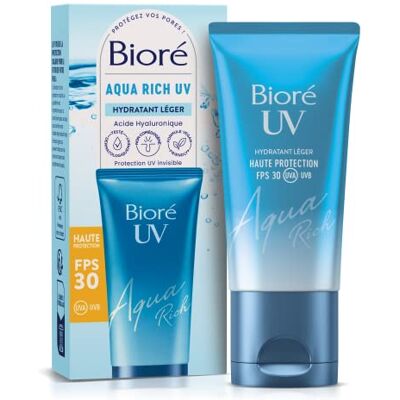 Bioré Lekki nawilżacz Aqua Rich UV FPS 30-50ml Bioré Lekki nawilżacz Aqua Rich UV FPS 30-50ml