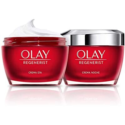Olay Regenerist krem na dzień do twarzy SPF30 50 ml Y Regenerist krem na noc 50 ml. Opakowanie 2 nawilżające kremy przeciwzmarszczkowe i ujędrniające Olay Regenerist krem na dzień do twarzy SPF30 50 ml Y Regenerist krem na noc 50 ml. Opakowanie 2 nawilżające kremy przeciwzmarszczkowe i ujędrniające