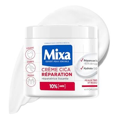 Mixa Cica Repair Cream Naprawa Długotrwały efekt Bardzo sucha i szorstka skóra Twarz, ciało, dłonie Hipoalergiczny 400ml Mixa Cica Repair Cream Naprawa Długotrwały efekt Bardzo sucha i szorstka skóra Twarz, ciało, dłonie Hipoalergiczny 400ml
