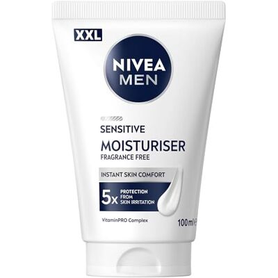 NIVEA MEN Sensitive Krem nawilżający do twarzy nawilżający skóra wrażliwa XXL100 ml NIVEA MEN Sensitive Krem nawilżający do twarzy nawilżający skóra wrażliwa XXL100 ml