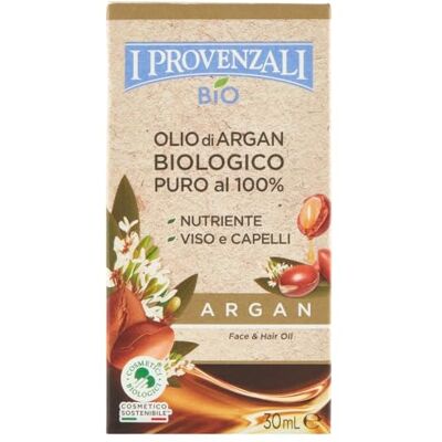 I Provenzali Organiczny olejek arganowy, odżywczy, olejek do twarzy, 30 ml I Provenzali Organiczny olejek arganowy, odżywczy, olejek do twarzy, 30 ml