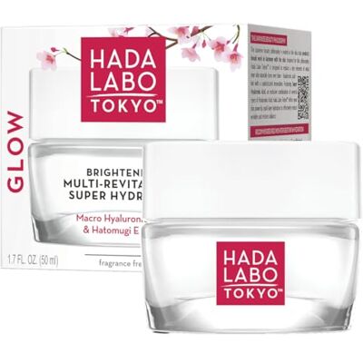 Hada Labo Tokyo Glow Skin rozjaśniający, multi-rewitalizujący hydrożel do twarzy na dzień i noc, nano-kwas hialuronowy, 1 x 50 ml Hada Labo Tokyo Glow Skin rozjaśniający, multi-rewitalizujący hydrożel do twarzy na dzień i noc, nano-kwas hialuronowy, 1 x 50 ml