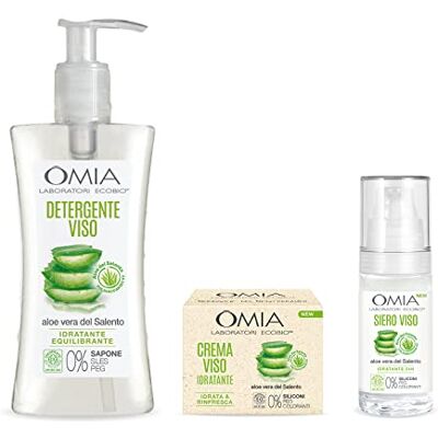Omia Twarz ZESTAW ROUTINE ALOE: KREM TWARZ, Serum Twarzy, Żel Twarzy Ekskluzywny Amazon Omia Twarz ZESTAW ROUTINE ALOE: KREM TWARZ, Serum Twarzy, Żel Twarzy Ekskluzywny Amazon