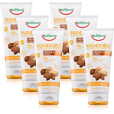 Equilibra Migdały Crema Fluida Ciało, opakowanie 6 sztuk (6 x 200 ml) Equilibra Migdały Crema Fluida Ciało, opakowanie 6 sztuk (6 x 200 ml)