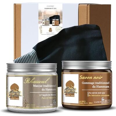 Maroc Argan Maroko Argan Zestaw łaźni parowej & SPA Doświadcz wschodniej tradycji łaźni parowej, 250 g Maroc Argan Maroko Argan Zestaw łaźni parowej & SPA Doświadcz wschodniej tradycji łaźni parowej, 250 g