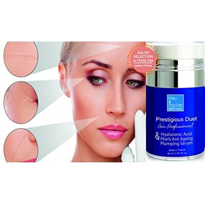bleu & marine Bretania Serum przeciwzmarszczkowe pod oczami, kwas hialuronowy, perły jedwabne, 80 ml bleu & marine Bretania Serum przeciwzmarszczkowe pod oczami, kwas hialuronowy, perły jedwabne, 80 ml