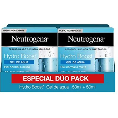 Neutrogena Hydro Boost żel wodny (opakowanie ekonomiczne 2 x 50 ml), krem nawilżający do twarzy dla skóry wrażliwej, hydrożel z kwasem hialuronowym Neutrogena Hydro Boost żel wodny (opakowanie ekonomiczne 2 x 50 ml), krem nawilżający do twarzy dla skóry wrażliwej, hydrożel z kwasem hialuronowym