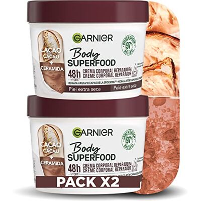 Garnier Body Food Cacao, Nawilżanie, Kojąca, 380 ml Garnier Body Food Cacao, Nawilżanie, Kojąca, 380 ml