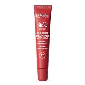 LABORATORIOS BABE Laboratorios Babé LIP & CHEEK SPF 50 RED Balsam fotoochronny w odcieniu czerwonym Wysoka ochrona przeciwsłoneczna SPF 50 Nawilżenie i naturalny efekt objętości na usta i policzki LABORATORIOS BABE Laboratorios Babé LIP & CHEEK SPF 50 RED Balsam fotoochronny w odcieniu czerwonym Wysoka ochrona przeciwsłoneczna SPF 50 Nawilżenie i naturalny efekt objętości na usta i policzki