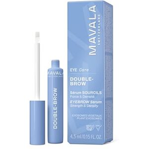 MAVALA Serum do brwi Double-Brow o sile i gęstości Formuła z egzosomami warzywnymi, roślinami zmartwychwstania i pistacją Lentiscus, naturalny zabieg na rzadkie i delikatne brwi, 4,5 ml MAVALA Serum do brwi Double-Brow o sile i gęstości Formuła z egzosomami warzywnymi, roślinami zmartwychwstania i pistacją Lentiscus, naturalny zabieg na rzadkie i delikatne brwi, 4,5 ml