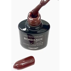 GLAM UP Glam'Up Paris półtrwały lakier żelowy bez Hema, lakier żelowy LED UV o wysokiej pigmentacji, długotrwały, łatwy w użyciu, bordowy GLAM UP Glam'Up Paris półtrwały lakier żelowy bez Hema, lakier żelowy LED UV o wysokiej pigmentacji, długotrwały, łatwy w użyciu, bordowy