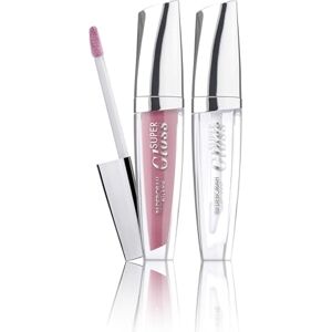 DEBORAH Milano zestaw do makijażu Super Gloss błyszczyk do ust, nr 03 Pink i N.01, przezroczysty, powiększający i błyszczący błyszczyk z kwasem hialuronowym, miękkie usta, wygładzone i nawilżone, 4,5 DEBORAH Milano zestaw do makijażu Super Gloss błyszczyk do ust, nr 03 Pink i N.01, przezroczysty, powiększający i błyszczący błyszczyk z kwasem hialuronowym, miękkie usta, wygładzone i nawilżone, 4,5