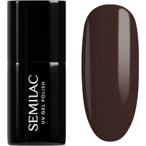 Semilac Lakier do paznokci UV A715 Bronzed Bliss 7 ml – prawie czarny burgundowy brąz, wysoko kryjący lakier żelowy z luksusowym aksamitem Semilac Lakier do paznokci UV A715 Bronzed Bliss 7 ml – prawie czarny burgundowy brąz, wysoko kryjący lakier żelowy z luksusowym aksamitem